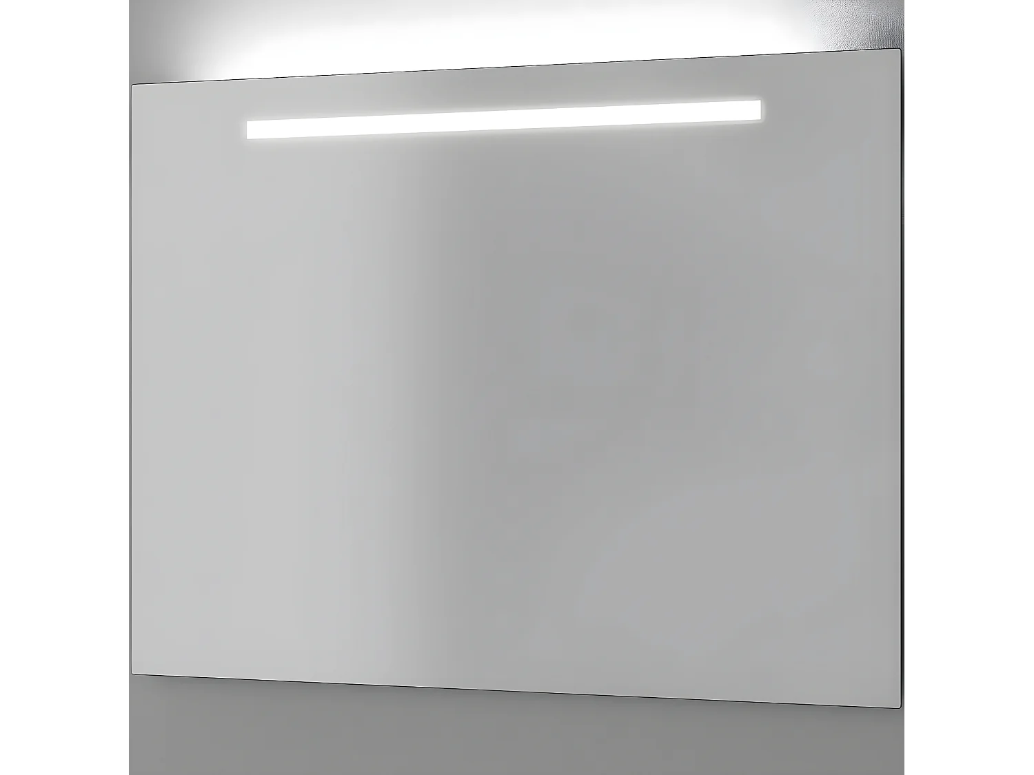 Meuble de salle de bain suspendu vasque intégrée 90cm 1 tiroir Chêne cannelé + miroir + colonne ouverture gauche - Venice