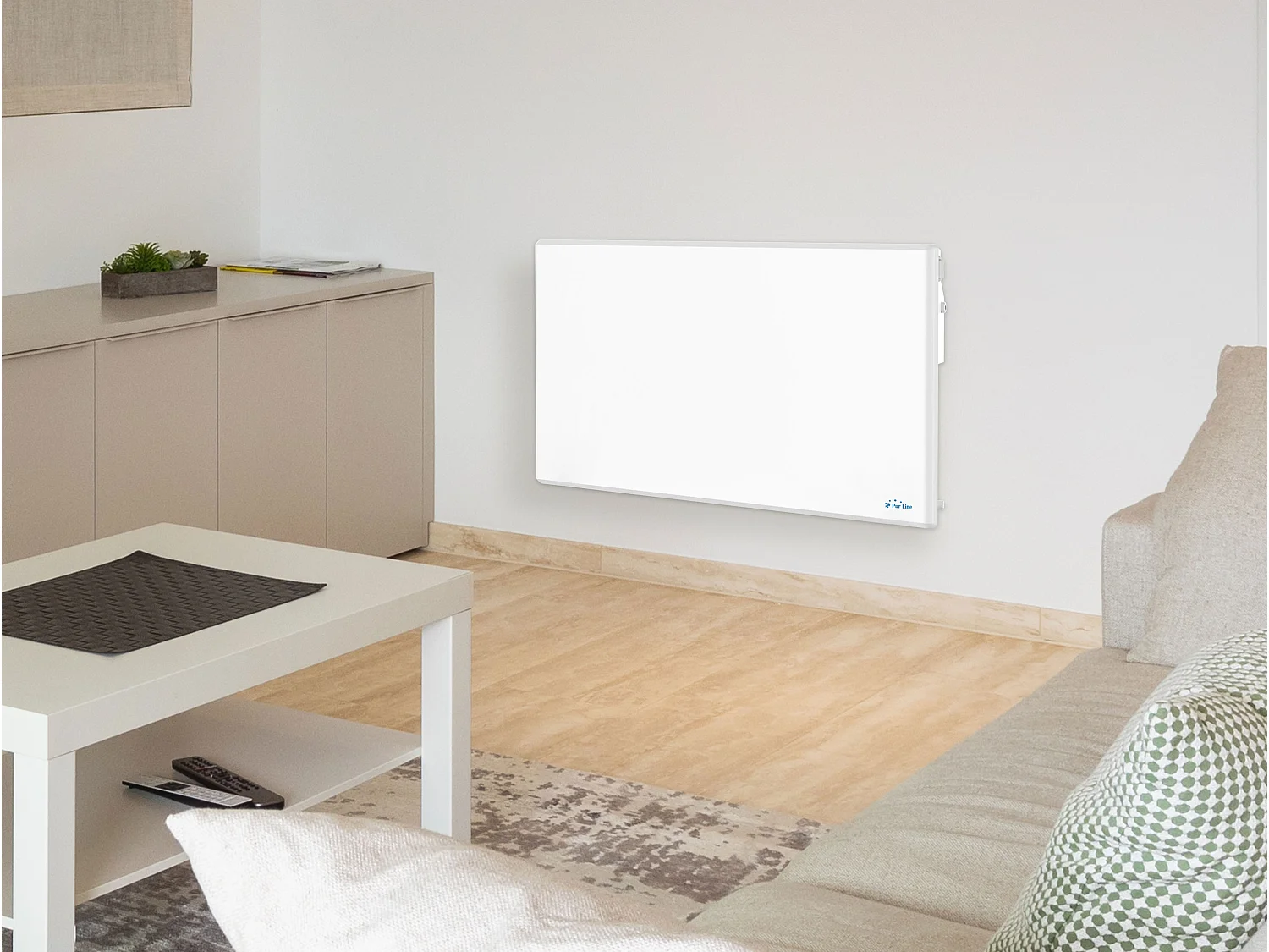 Radiatorpaneel met digitale bediening