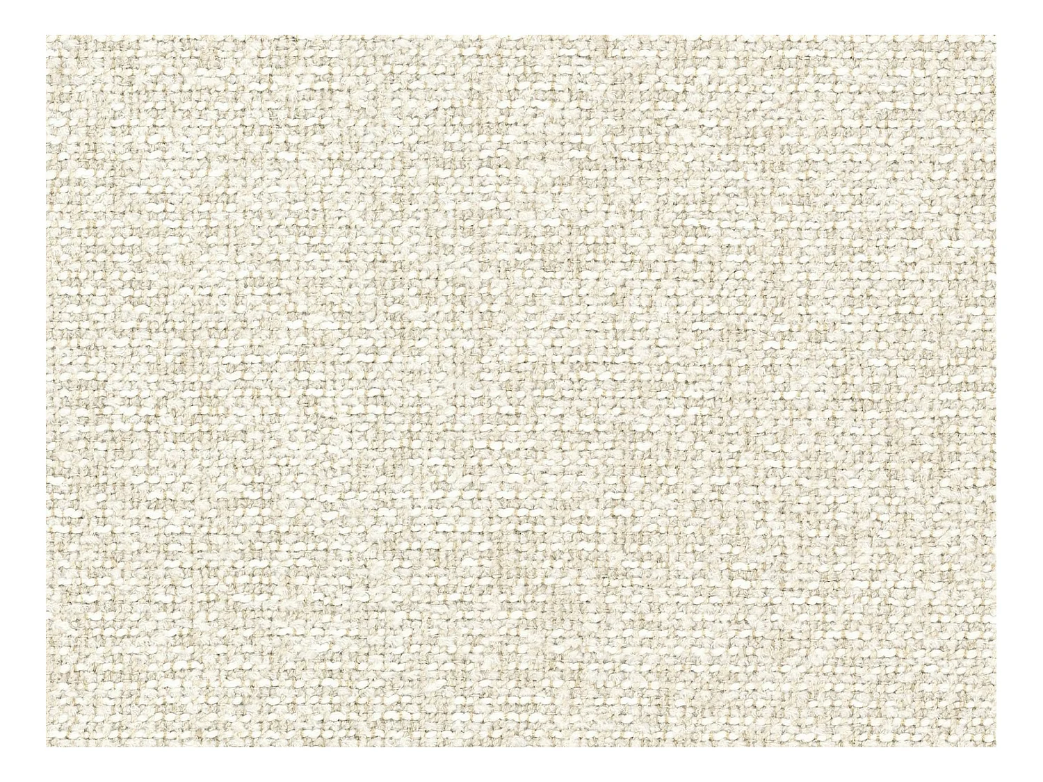 Pouf en tissu chiné beige MONELIA