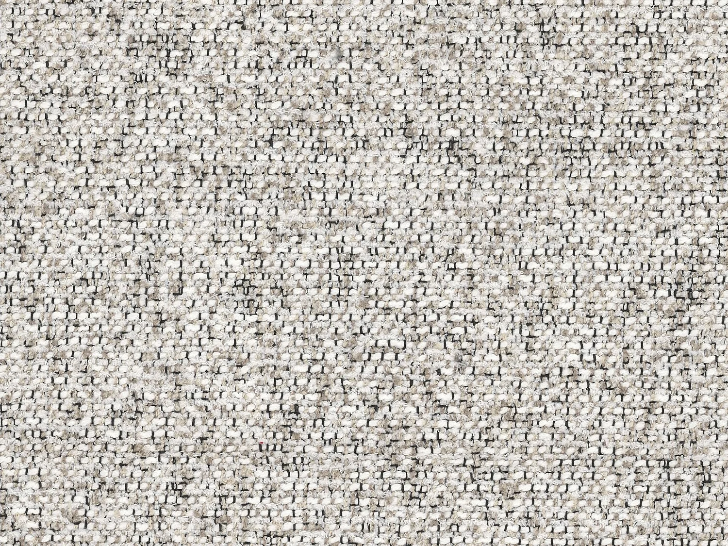 Pouf en tissu chiné gris clair MONELIA