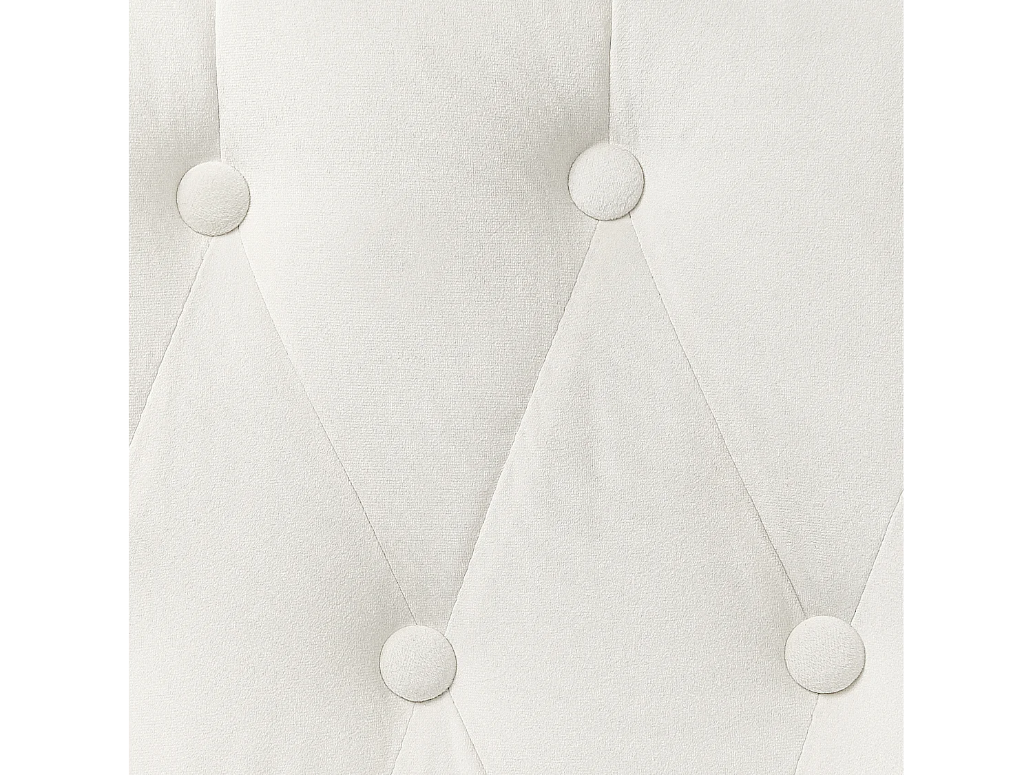 Fauteuil à oreilles ALTA Velours Blanc cassé