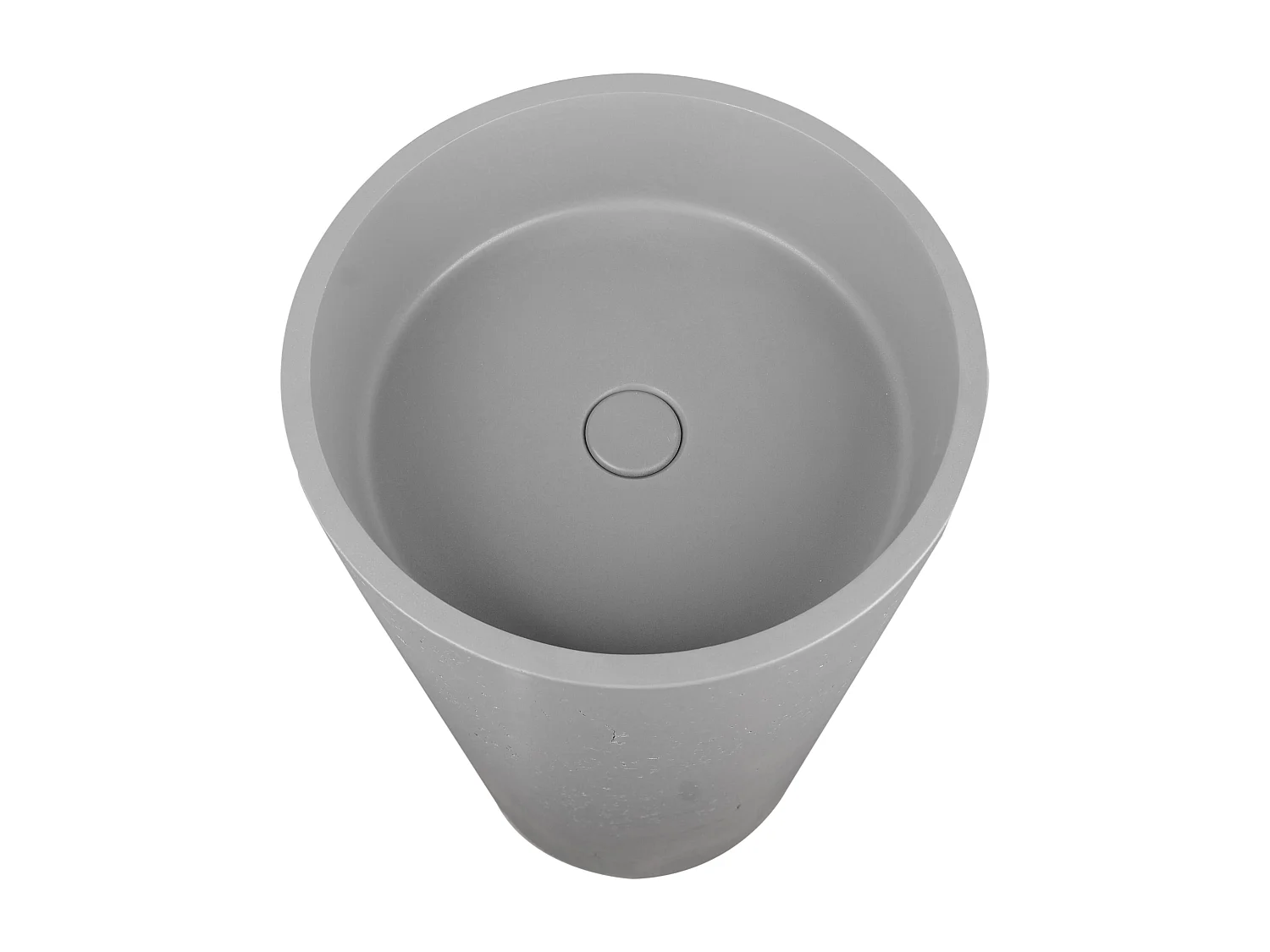 Lavabo a colonna in calcestruzzo tondo D40 x H85 cm - PISONA