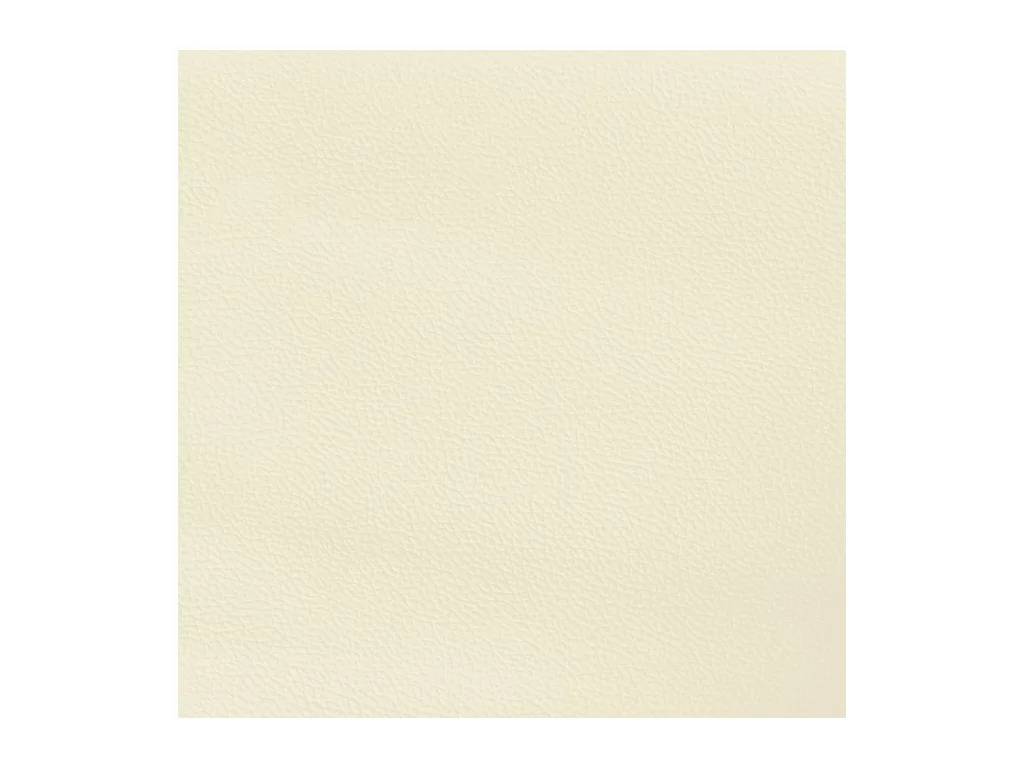 Tête de lit Crème 80x5x118/128 cm Similicuir