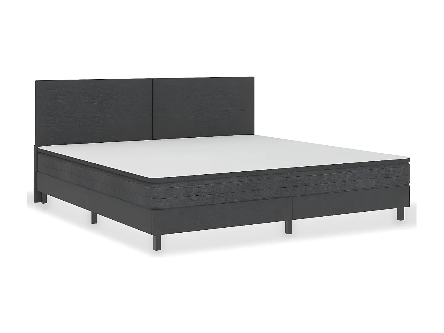 Hoofdbord 200x200 cm stof donkergrijs