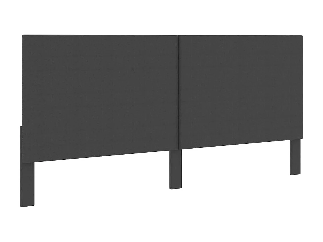 Testiera Letto Grigio Scuro in Tessuto 200x200 cm