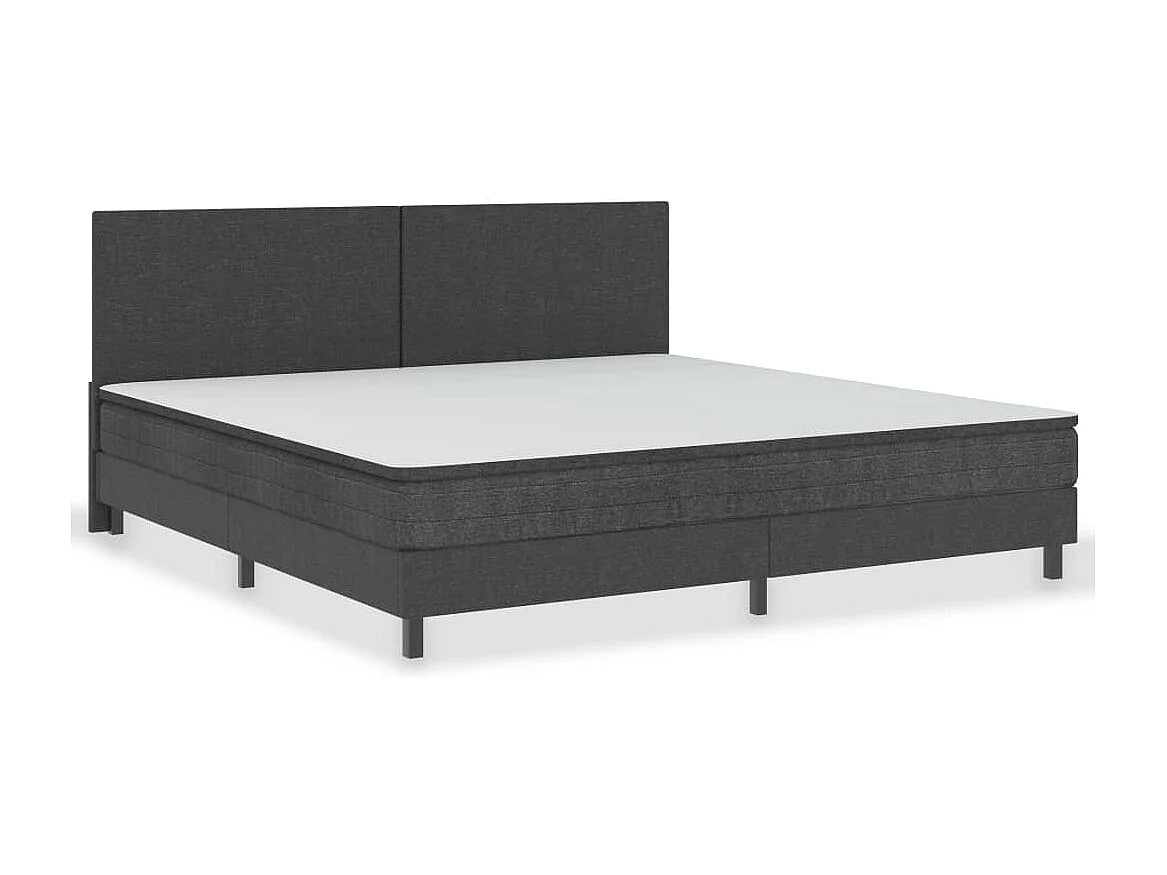 Testiera Letto Grigio Scuro in Tessuto 200x200 cm