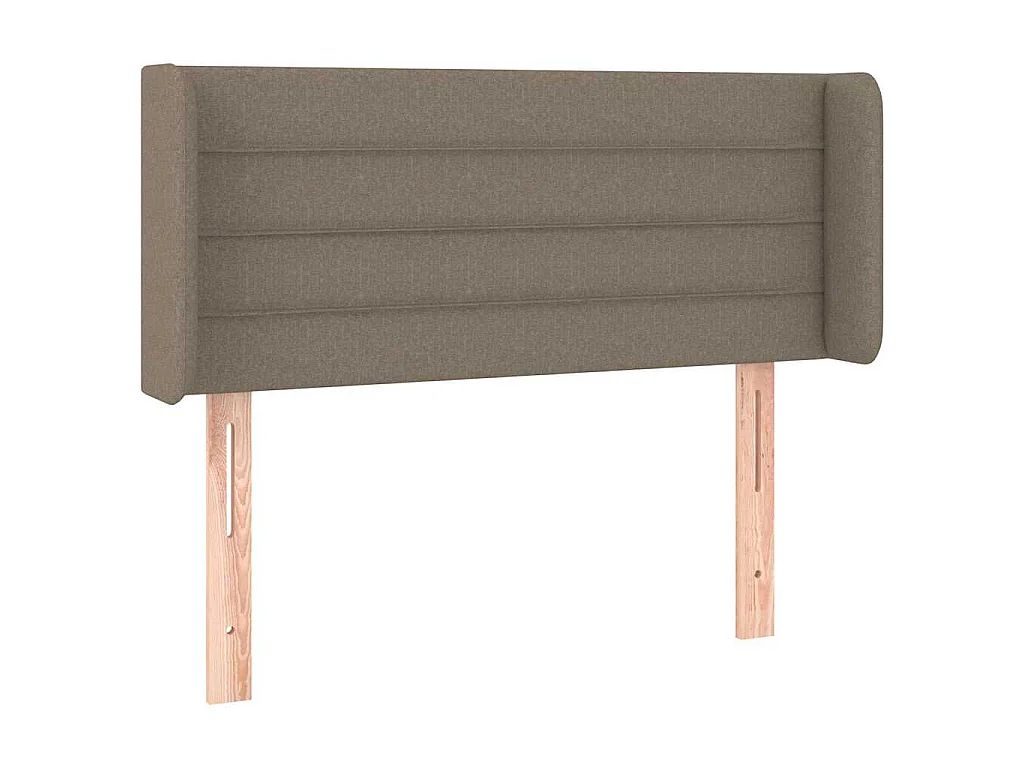 Tête de lit à LED Taupe 93x16x78/88 cm Tissu