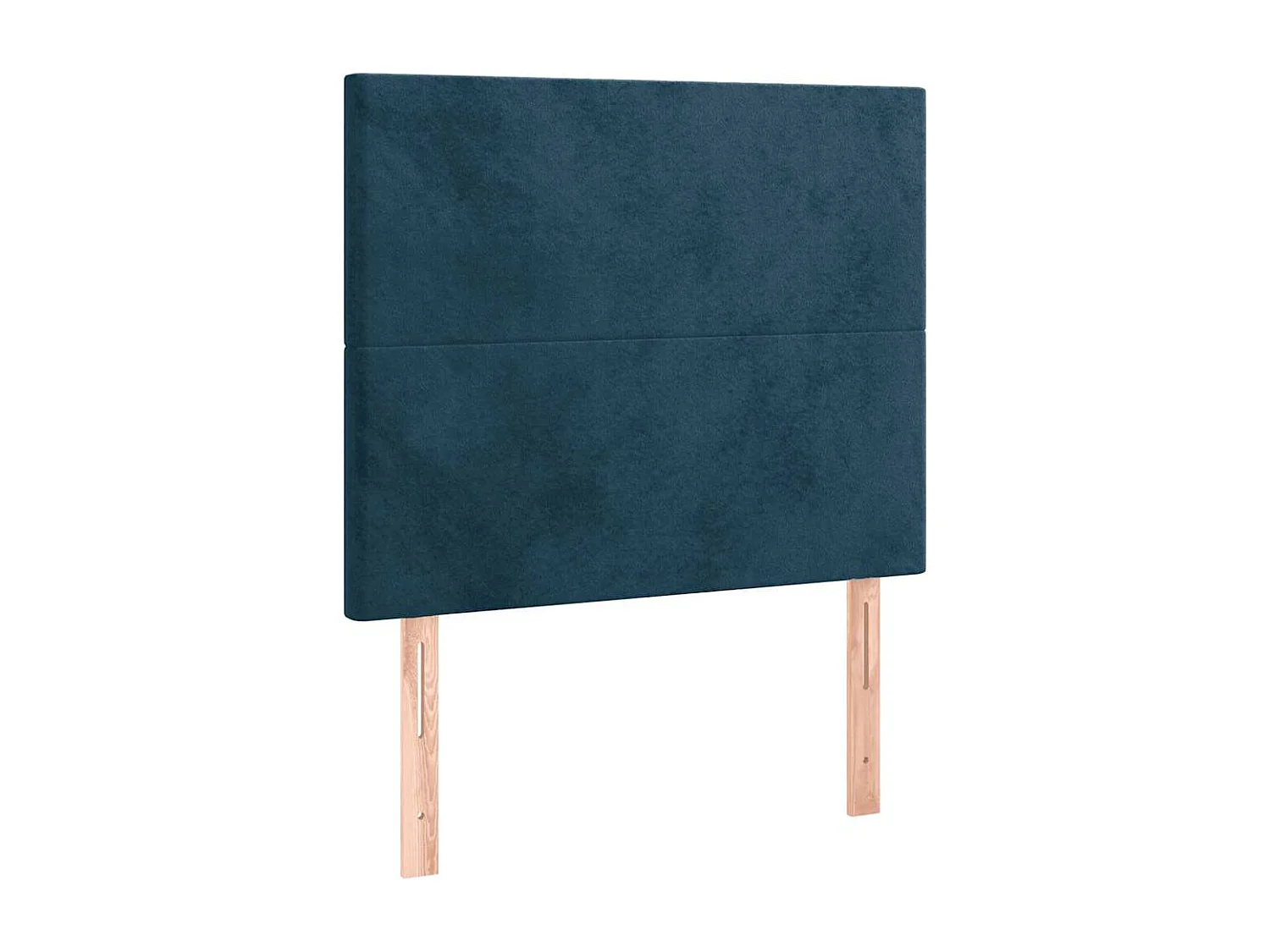 Tête de lit Bleu foncé 80x5x118/128 cm Velours