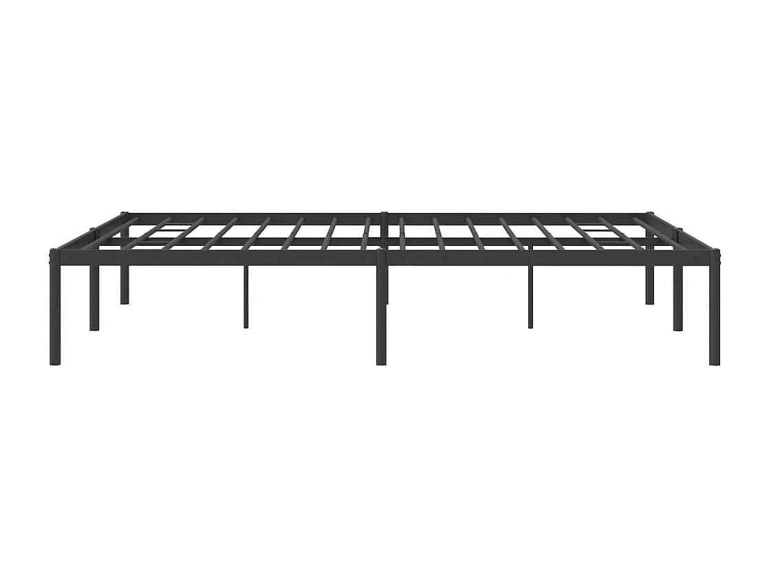 Bettgestell Metall Schwarz 160x200 cm