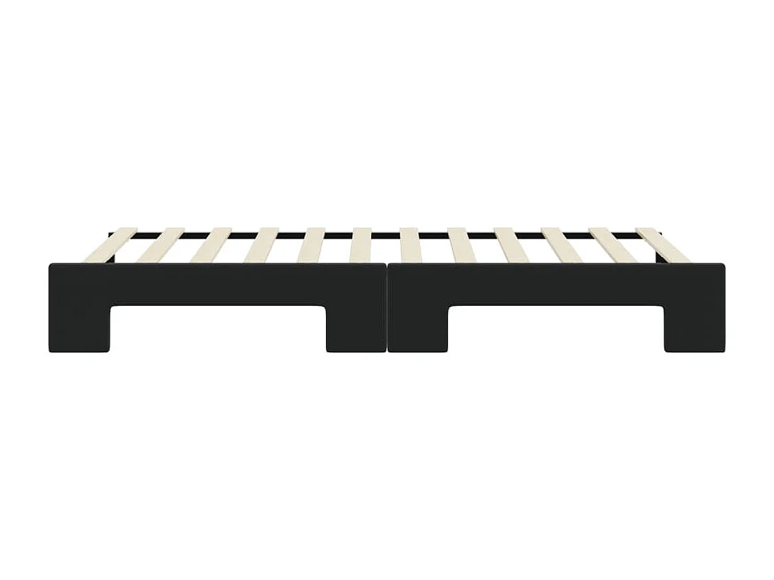 Lit de jour avec gigogne sans matelas 80x200 cm