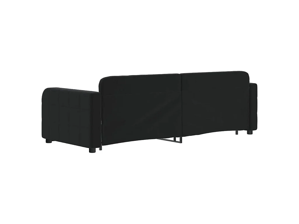 Lit de jour avec gigogne sans matelas 80x200 cm