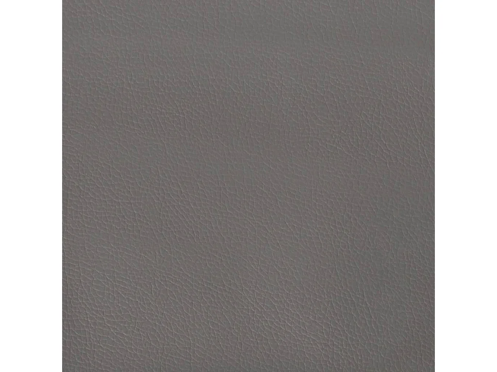 Cabeceros cuero sintético gris 144x5x78/88 cm