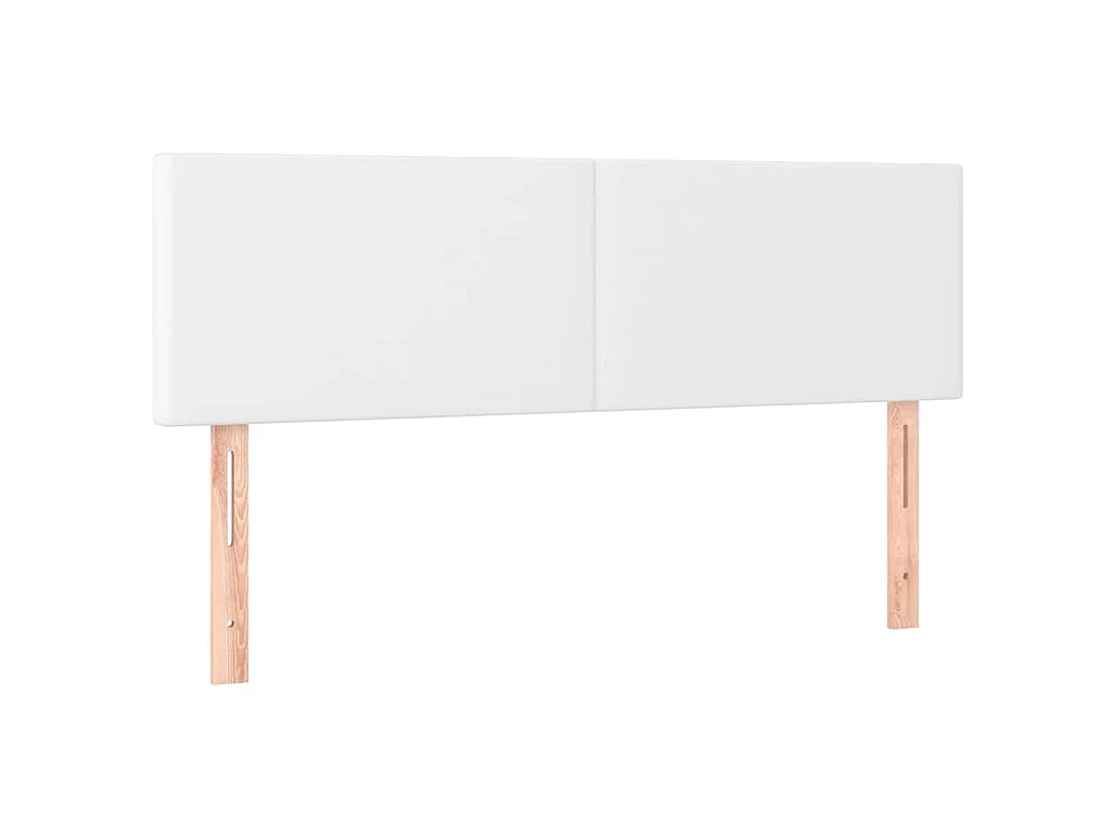 Têtes de lit Blanc 144 x 5 x 78/88 cm Similicuir