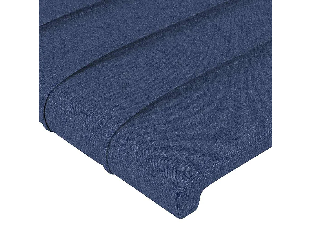 Têtes de lit Bleu 160x5x78/88 cm Tissu