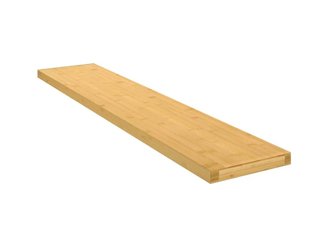 Étagère murale 100x20x4 cm bambou