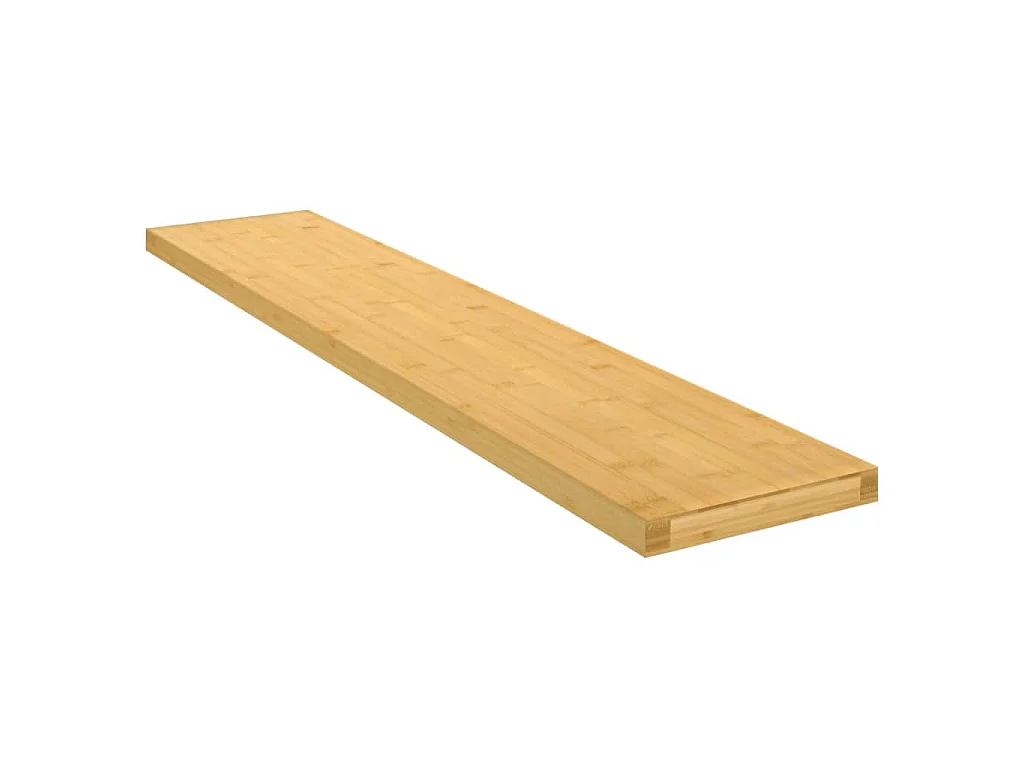Étagère murale 100x20x4 cm bambou