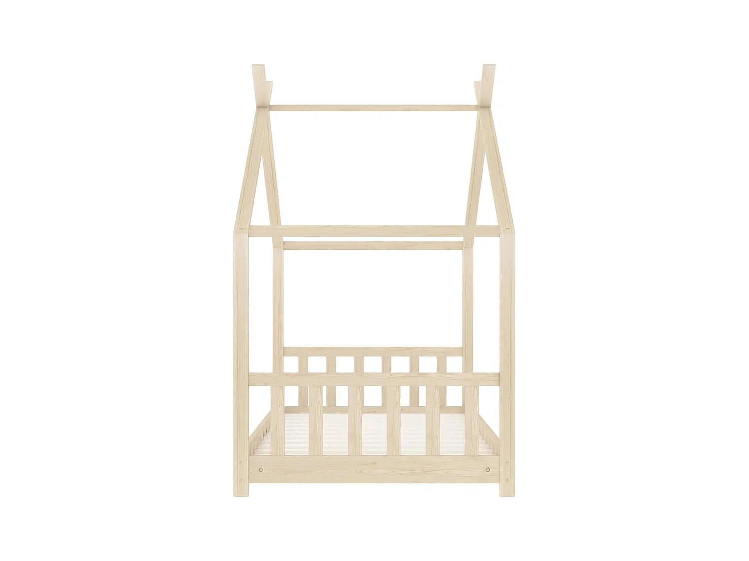 Cadre de lit d'enfant Bois de pin massif 70x140 cm