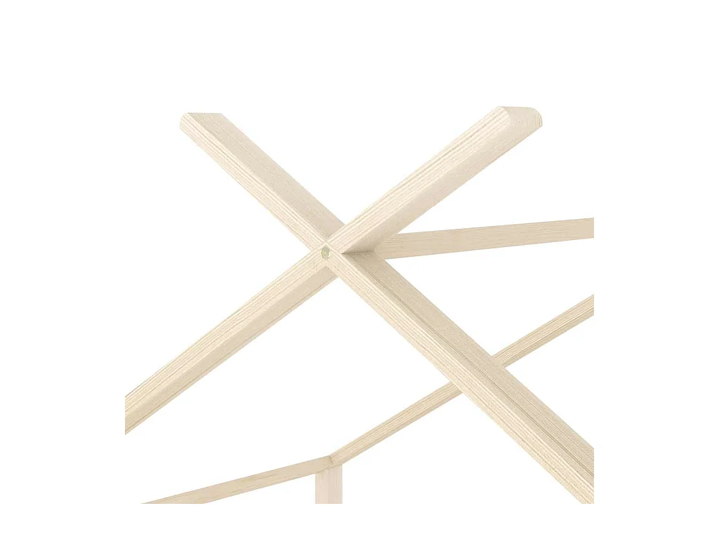 Cadre de lit d'enfant Bois de pin massif 70x140 cm