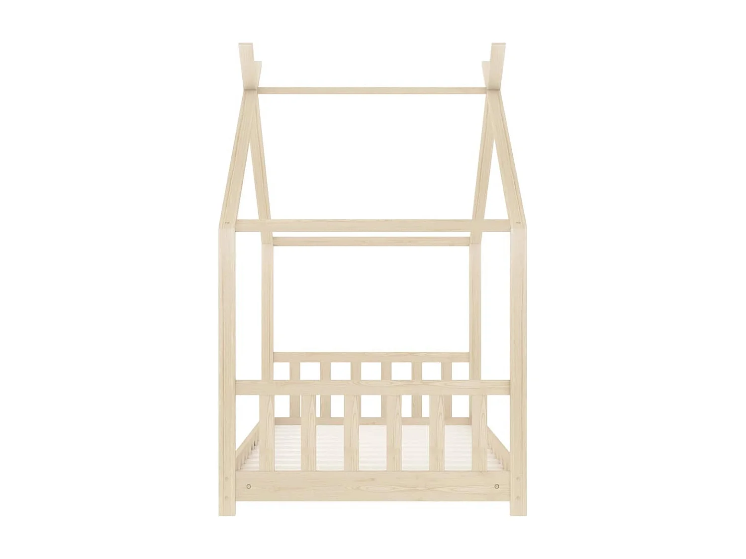 Kinderbedframe massief grenenhout 70x140 cm