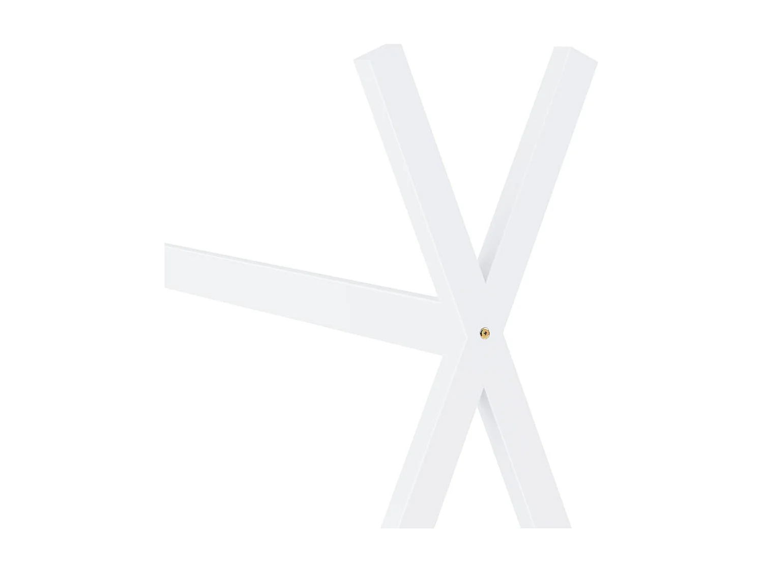 Kinderbedframe massief grenenhout wit 70x140 cm