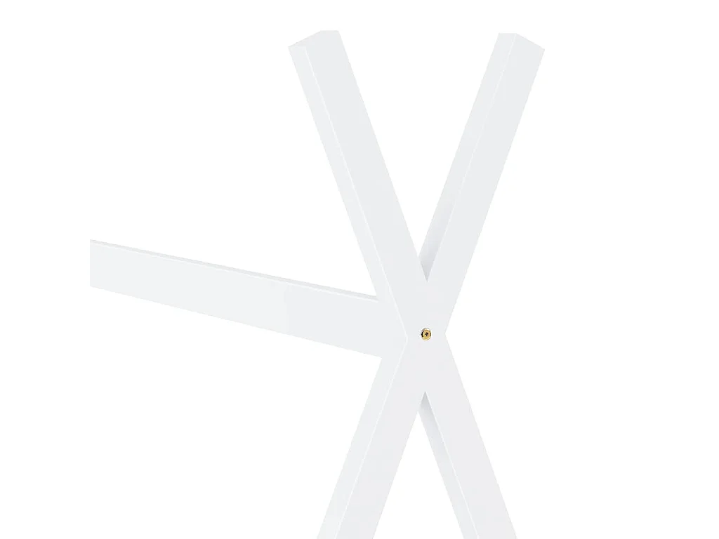 Cadre de lit d'enfant Blanc Bois de pin massif 70x140 cm