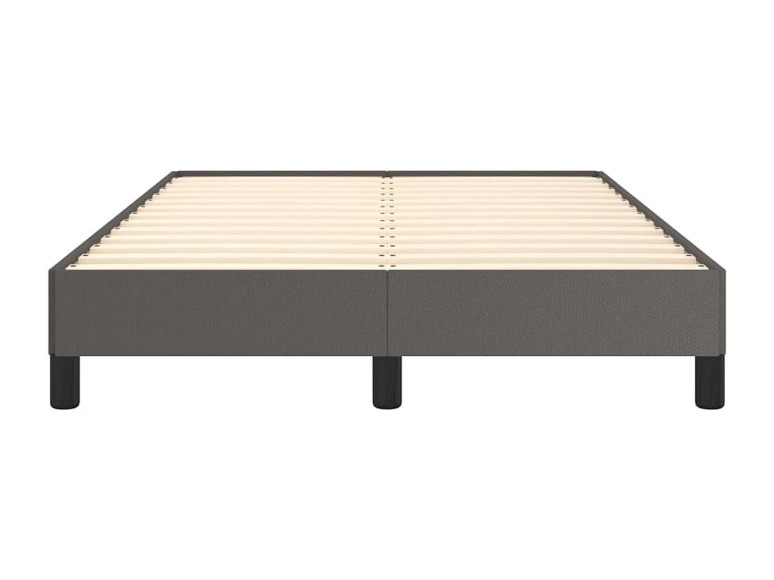 Bedframe kunstleer grijs 120x200 cm