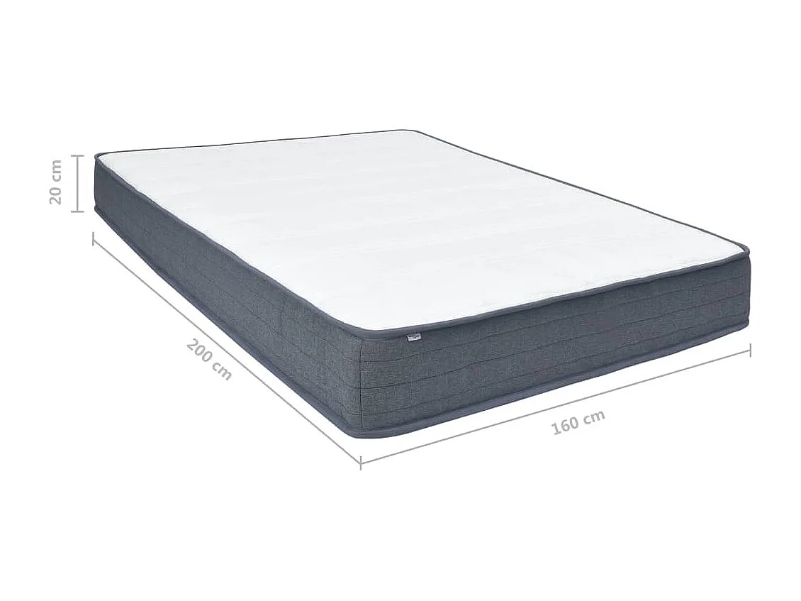 Matelas de sommier tapissier 200x160x20 cm