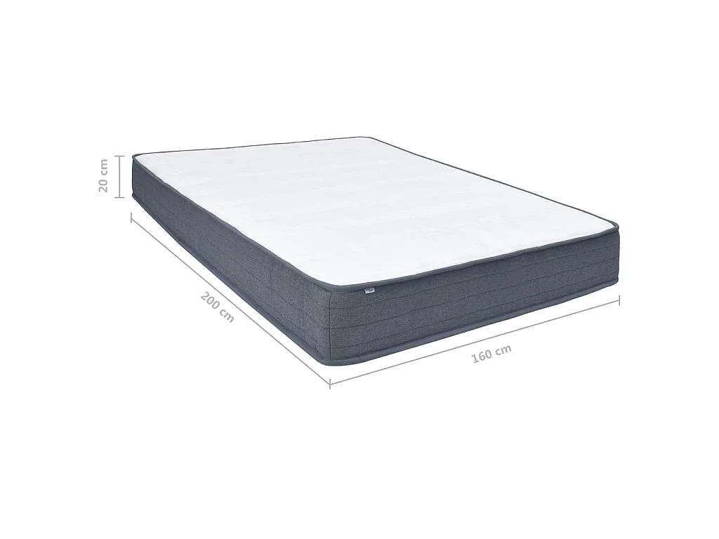 Boxspringbett-Matratze Mittel 200 x 160 x 20 cm