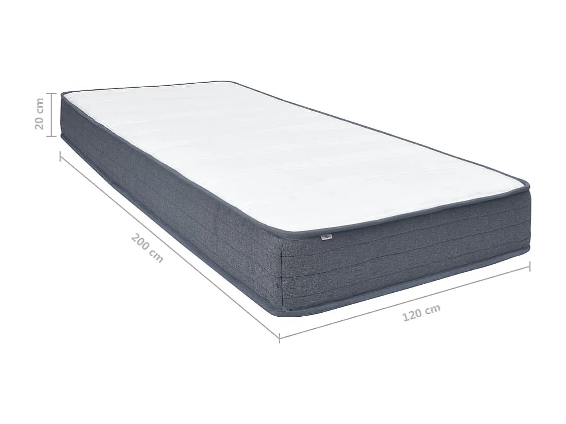 Matelas de sommier tapissier 200x120x20 cm