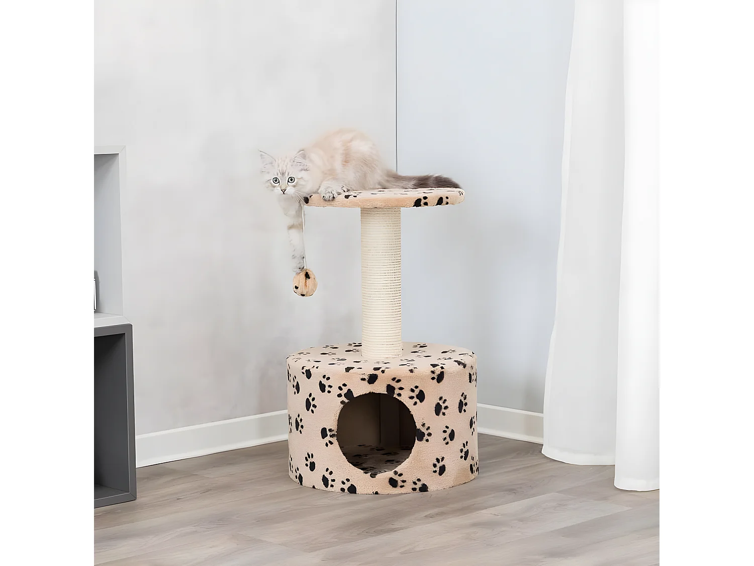 Poste rascador para gatos Junior Toledo beige 61 cm