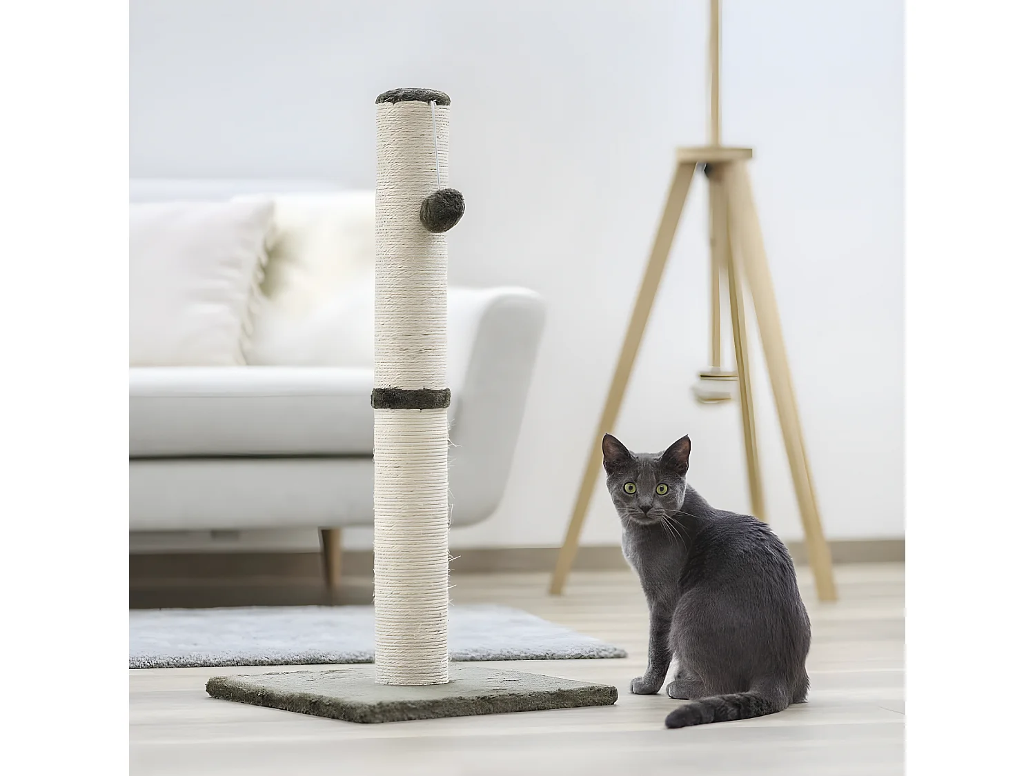 Grattoir pour chat Opal Maxi 78 cm Gris