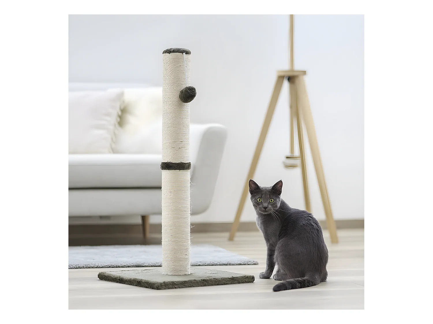 Grattoir pour chat Opal Maxi 78 cm Gris