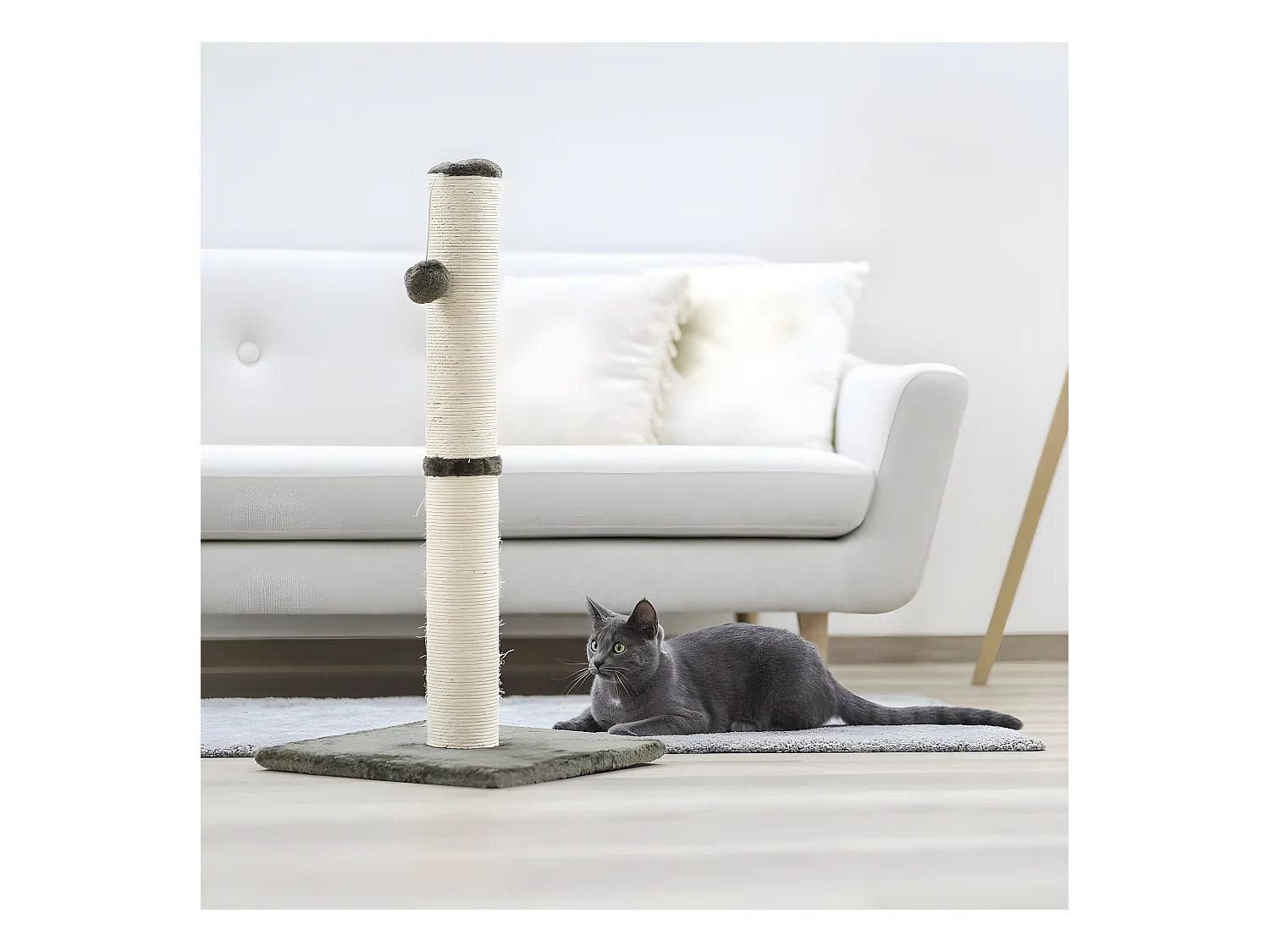 Grattoir pour chat Opal Maxi 78 cm Gris