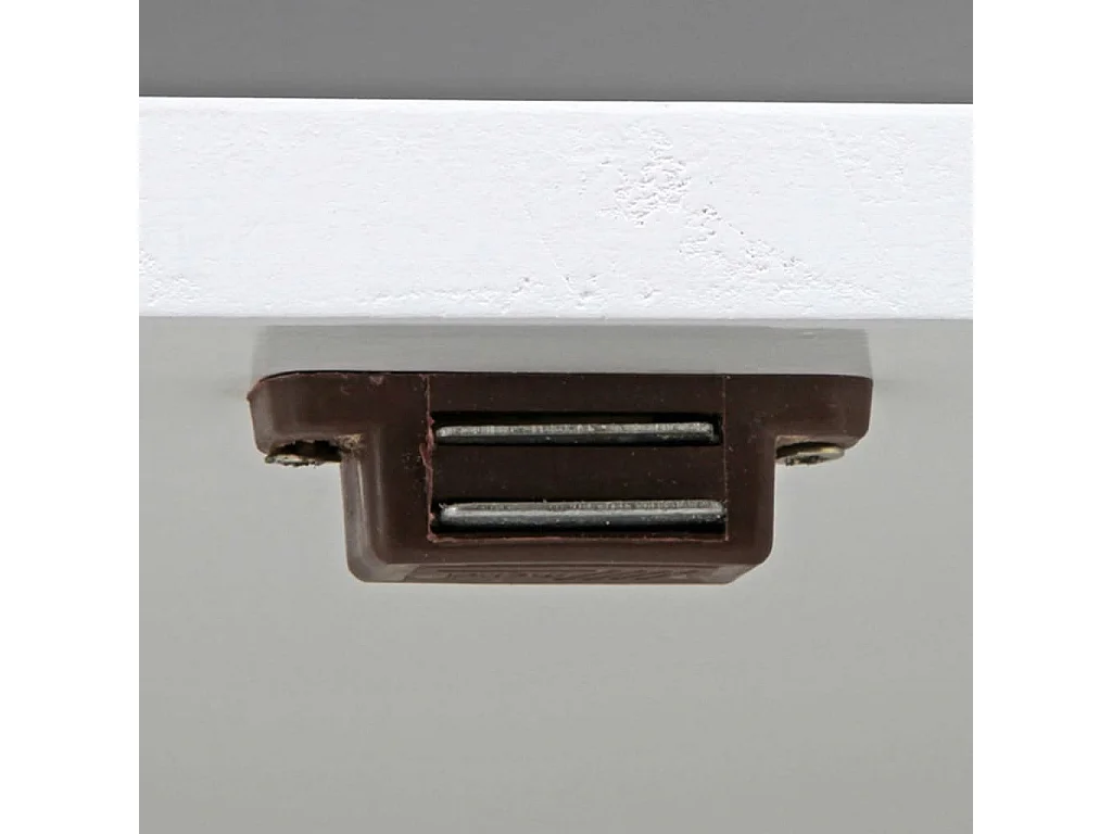 Mueble arenero para gatos Helena 64x46x65 cm blanco 82662