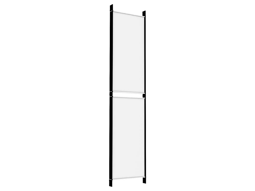 Paravent 5 panneaux Blanc 250x220 cm Tissu