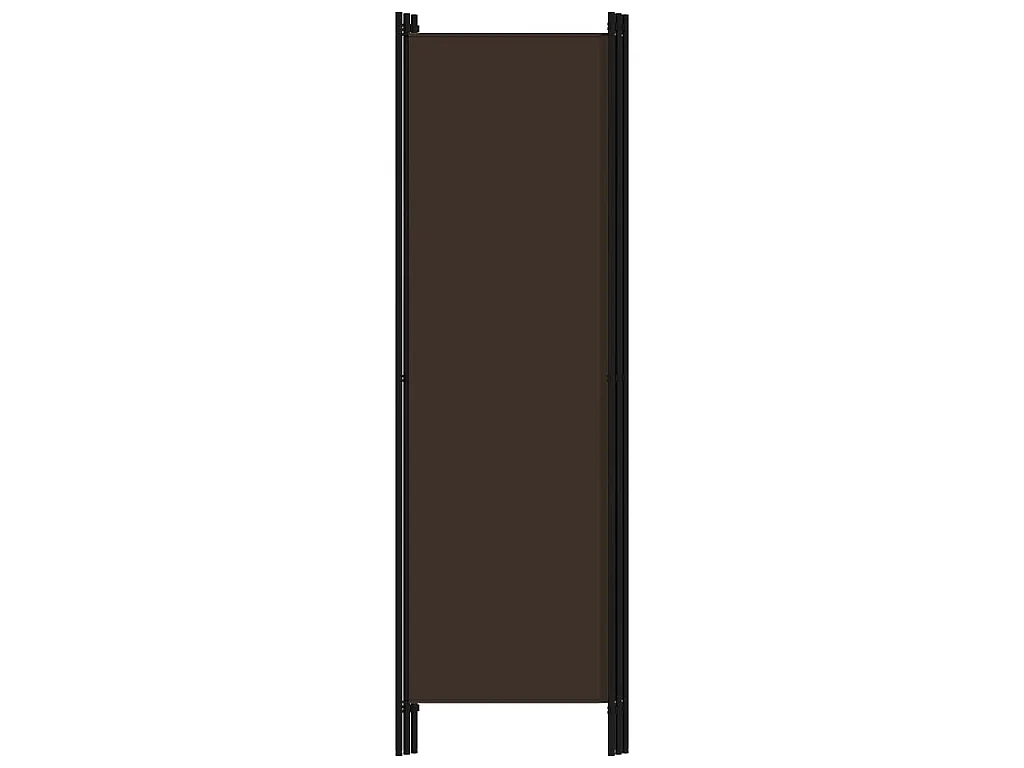 Cloison de séparation 3 panneaux Marron 150x180 cm