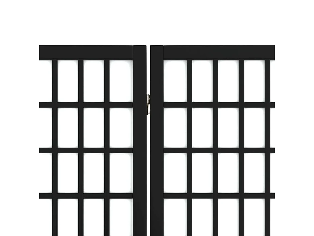 Cloison de séparation pliable 6 panneaux 240x170 cm Noir