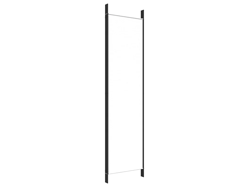 Divisorio a 4 Pannelli Bianco 200x200 cm Tessuto