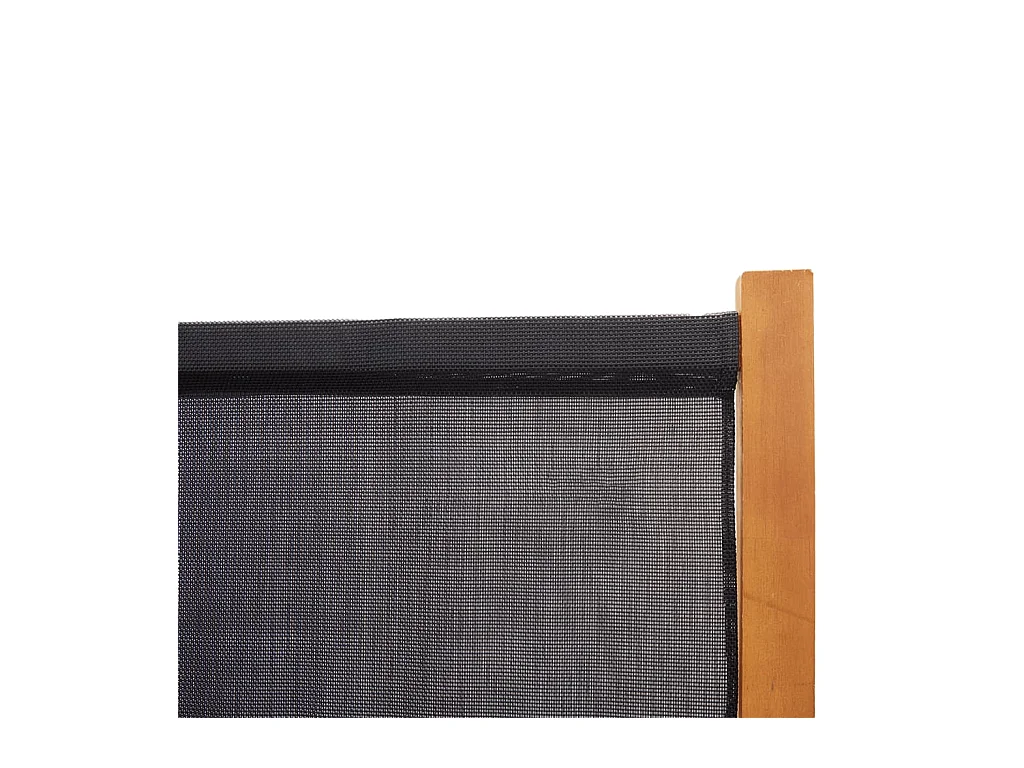 Cloison de séparation 5 panneaux Noir 350x180 cm