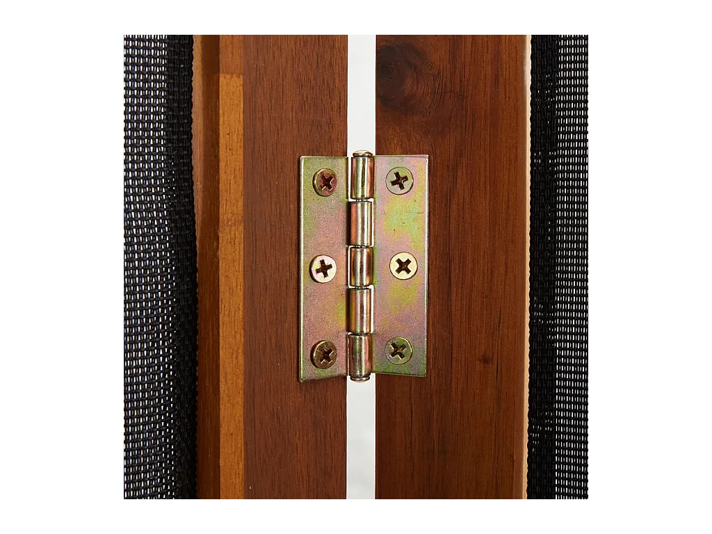 Cloison de séparation 5 panneaux Noir 350x180 cm