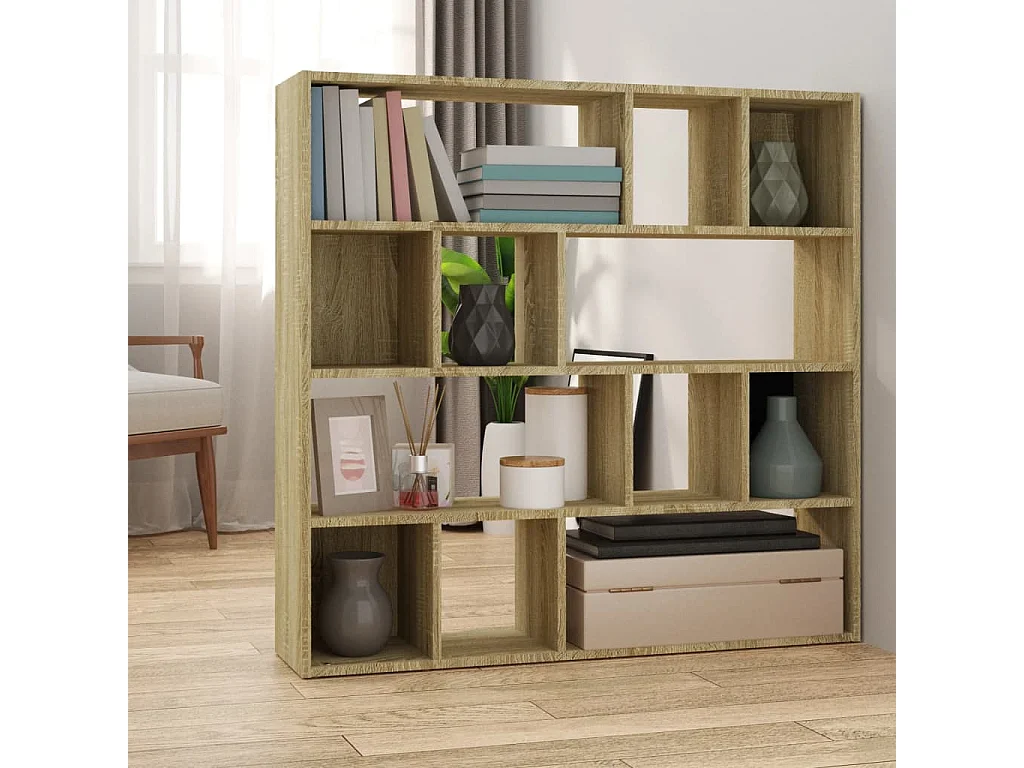 Libreria/Divisorio Rovere Sonoma 105x24x102 cm