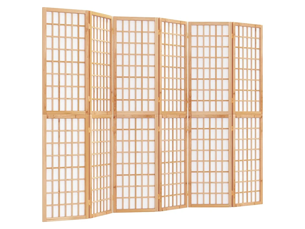 Kamerscherm inklapbaar 6 panelen Japanse stijl 240x170 cm