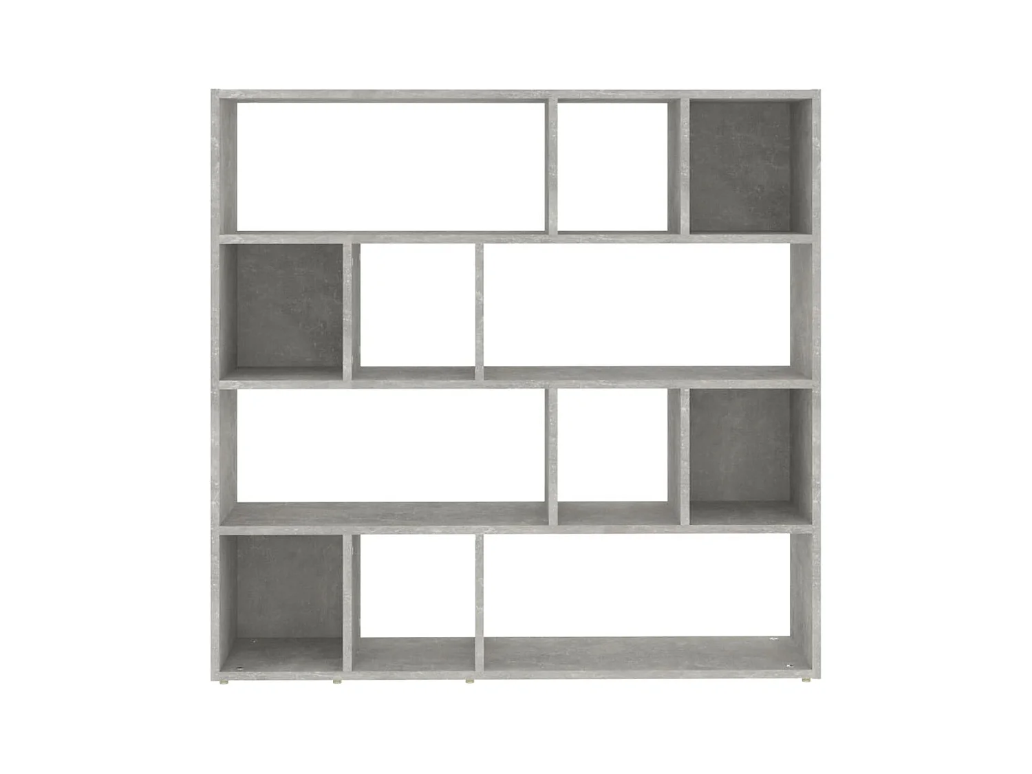 Bibliothèque/Séparateur de pièce Gris béton 105x24x102 cm