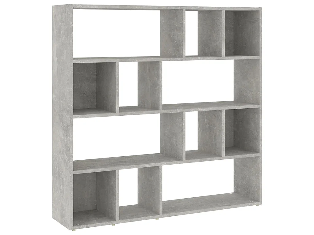 Libreria/Divisorio Grigio Cemento 105x24x102 cm