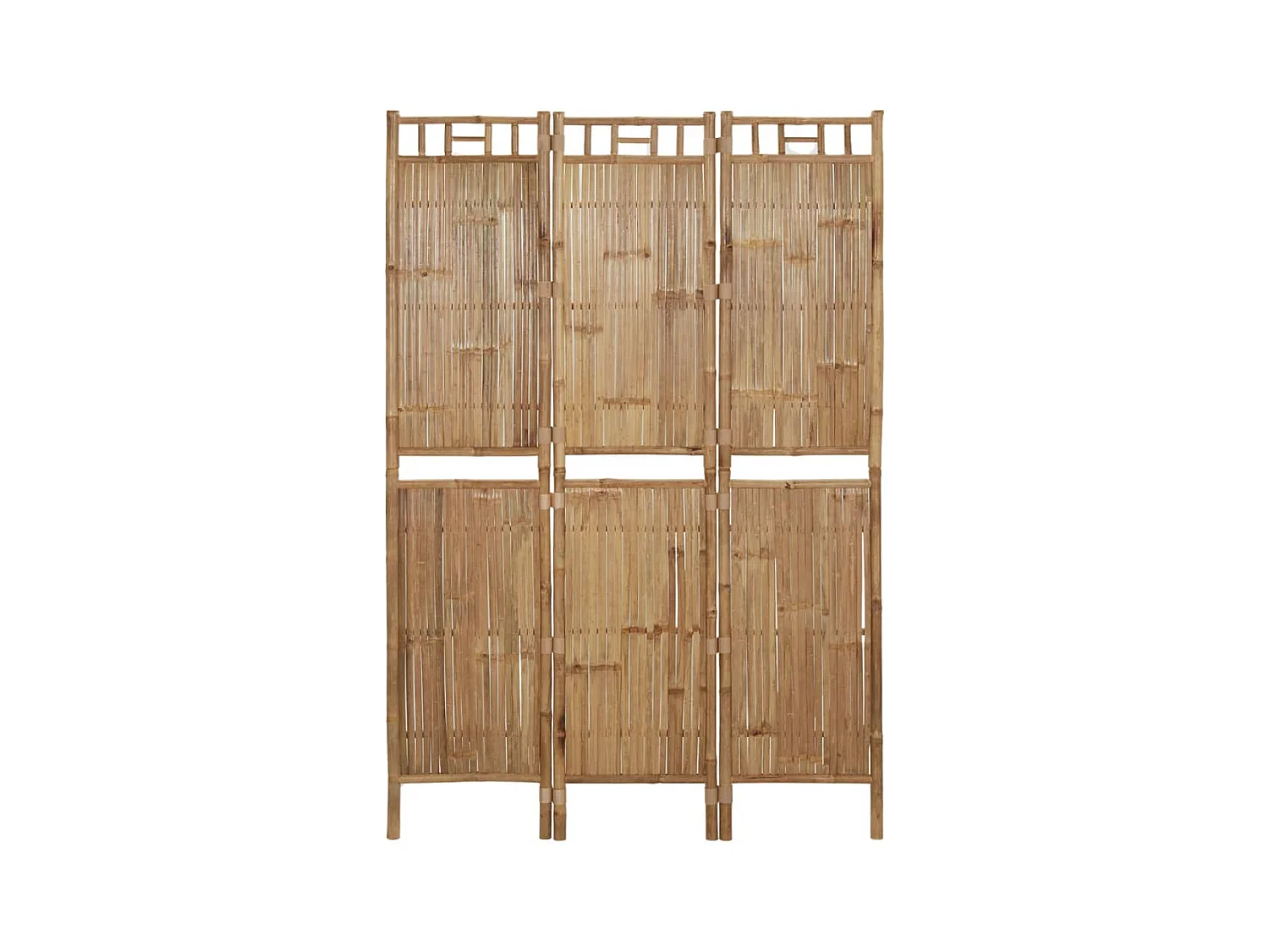 Cloison de séparation 3 panneaux Bambou 120x180 cm