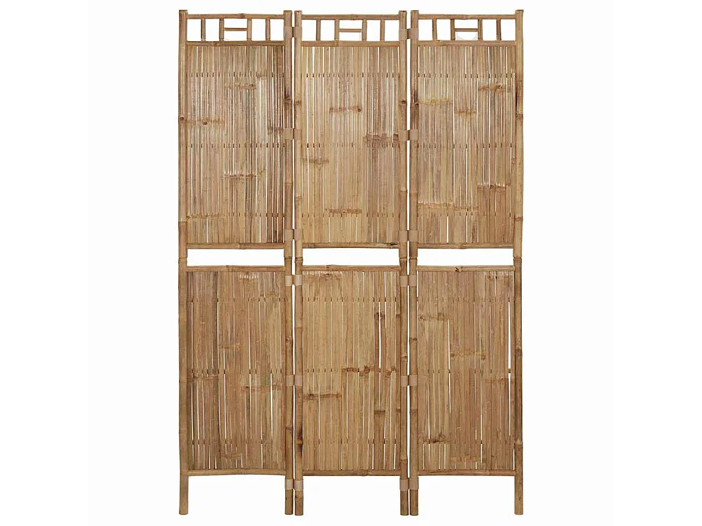 Paravent 3 panneaux Bambou 120x180 cm
