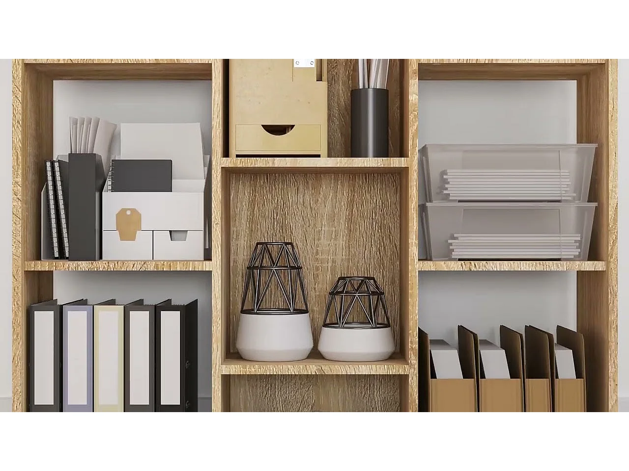 Séparateur de pièce/Bibliothèque Chêne sonoma 100x24x140 cm