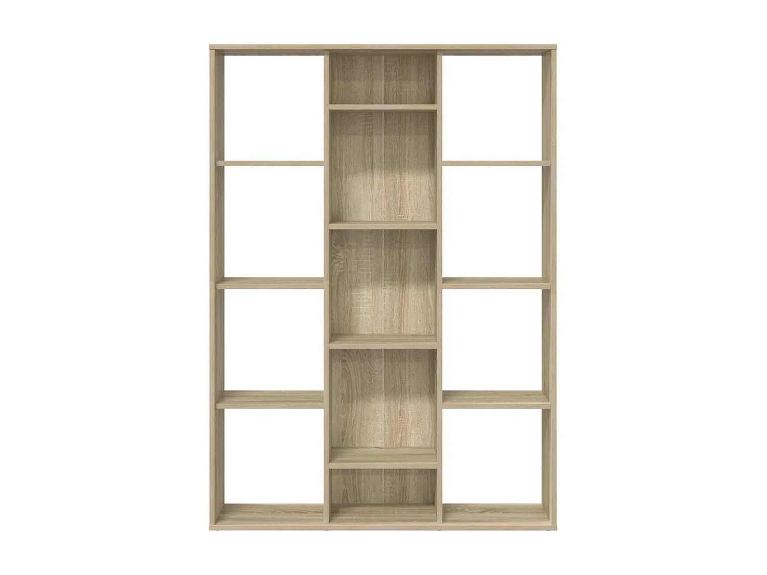 Raumteiler/Bücherregal Sonoma-Eiche 100x24x140 cm Holzwerkstoff