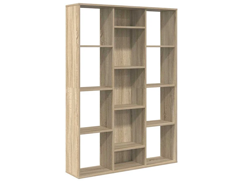 Raumteiler/Bücherregal Sonoma-Eiche 100x24x140 cm Holzwerkstoff