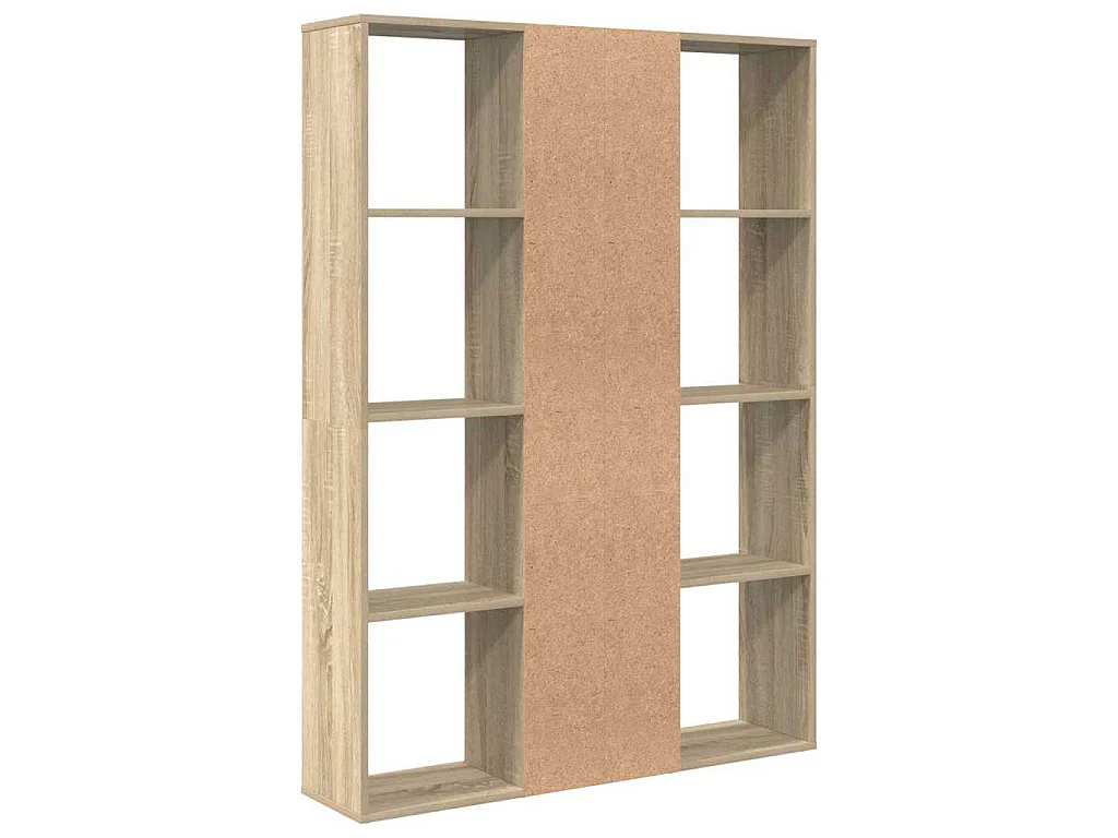 Paravent Séparateur de pièce/Bibliothèque Chêne sonoma 100x24x140 cm